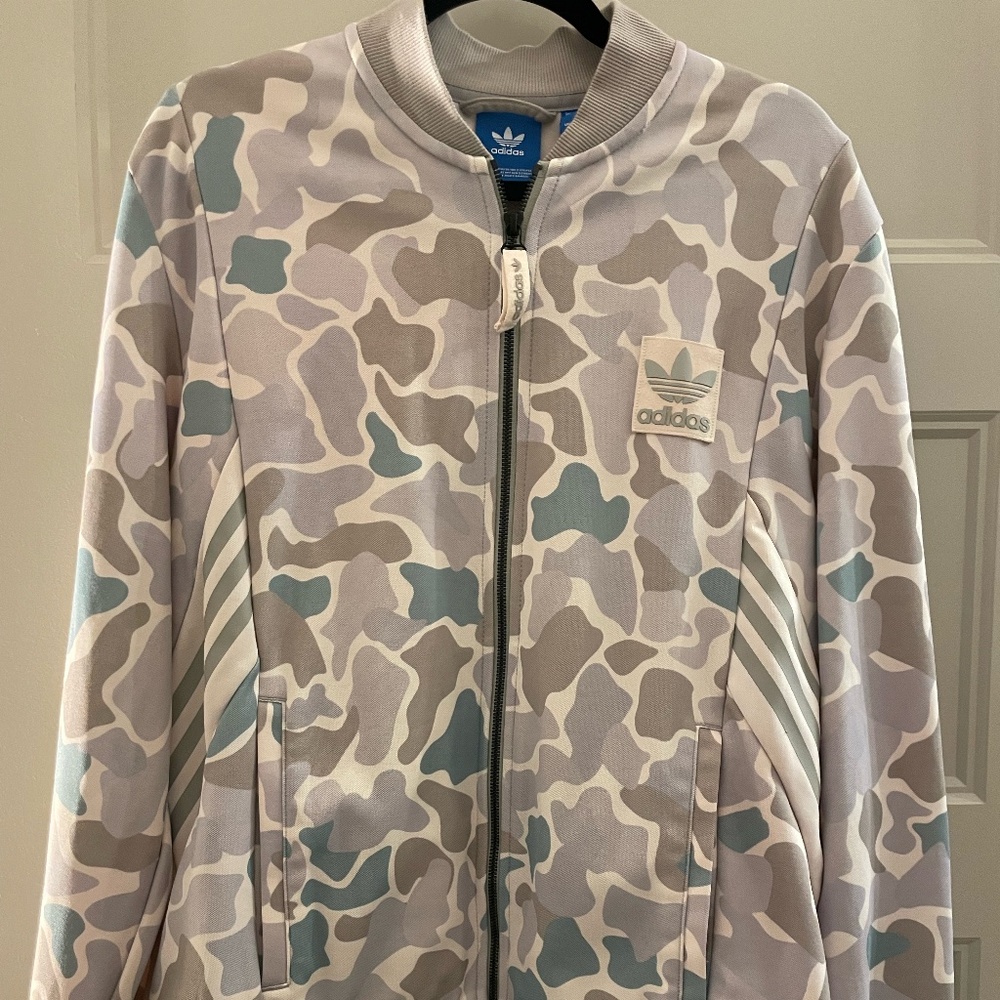 Adidas Originals Lavender Camo Bomber - Women’s L